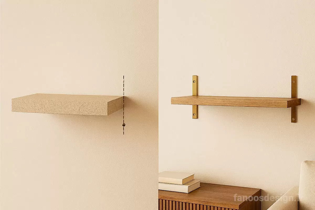 مقایسه شلف دیواری، شلف ایستاده و قفسه کتاب؛ کدام مناسب فضای شماست؟ 2 شلف دیواری