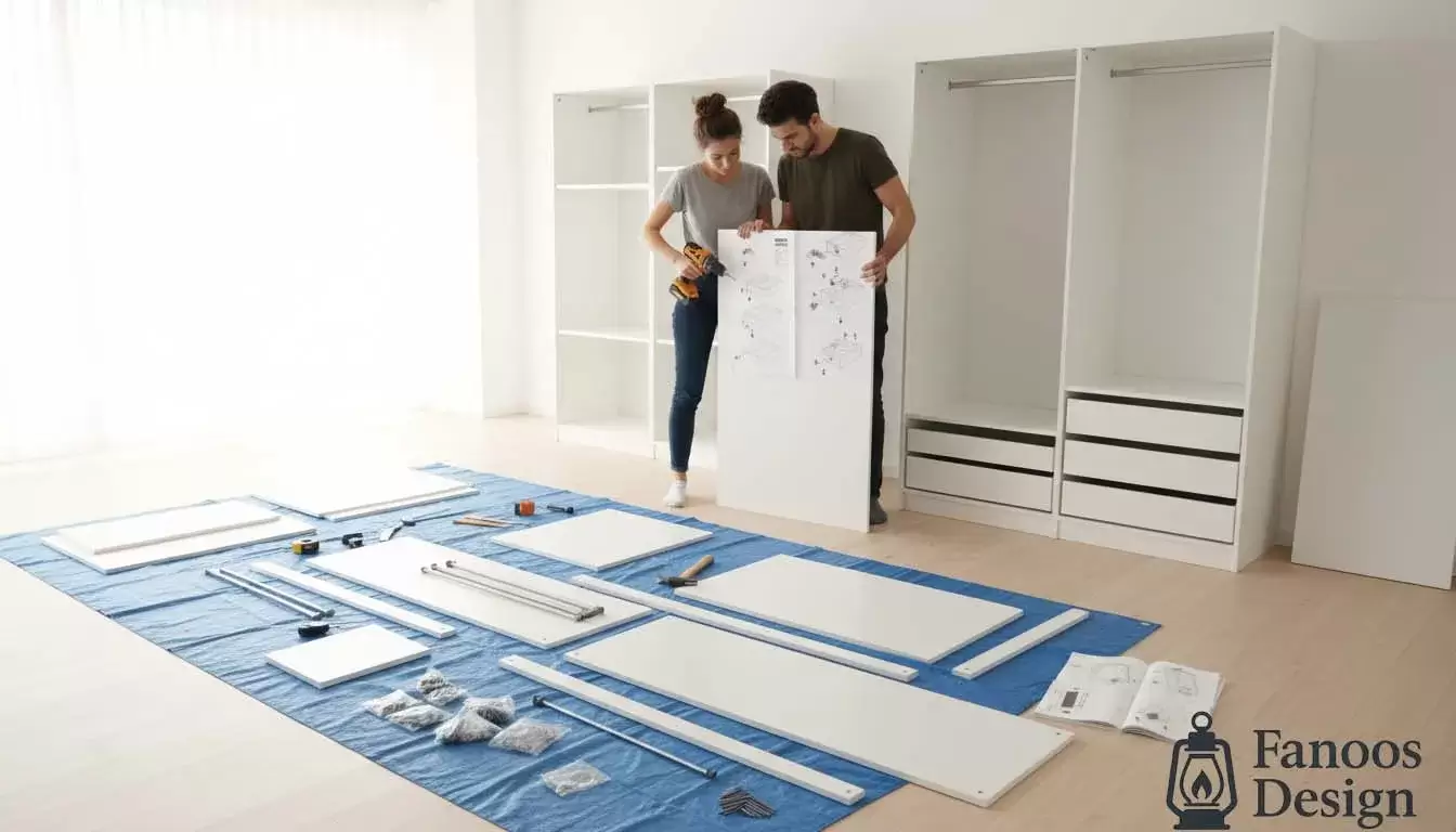 قیمت کمد دیواری؛ عوامل مؤثر، جدول قیمت ۱۴۰۴ و راهنمای کامل خرید 2 Wardrobe prices 5 | فانوس دیزاین تولید کننده انواع درب اتاق ، ضد سرقت، درب ورودی و ضد آل