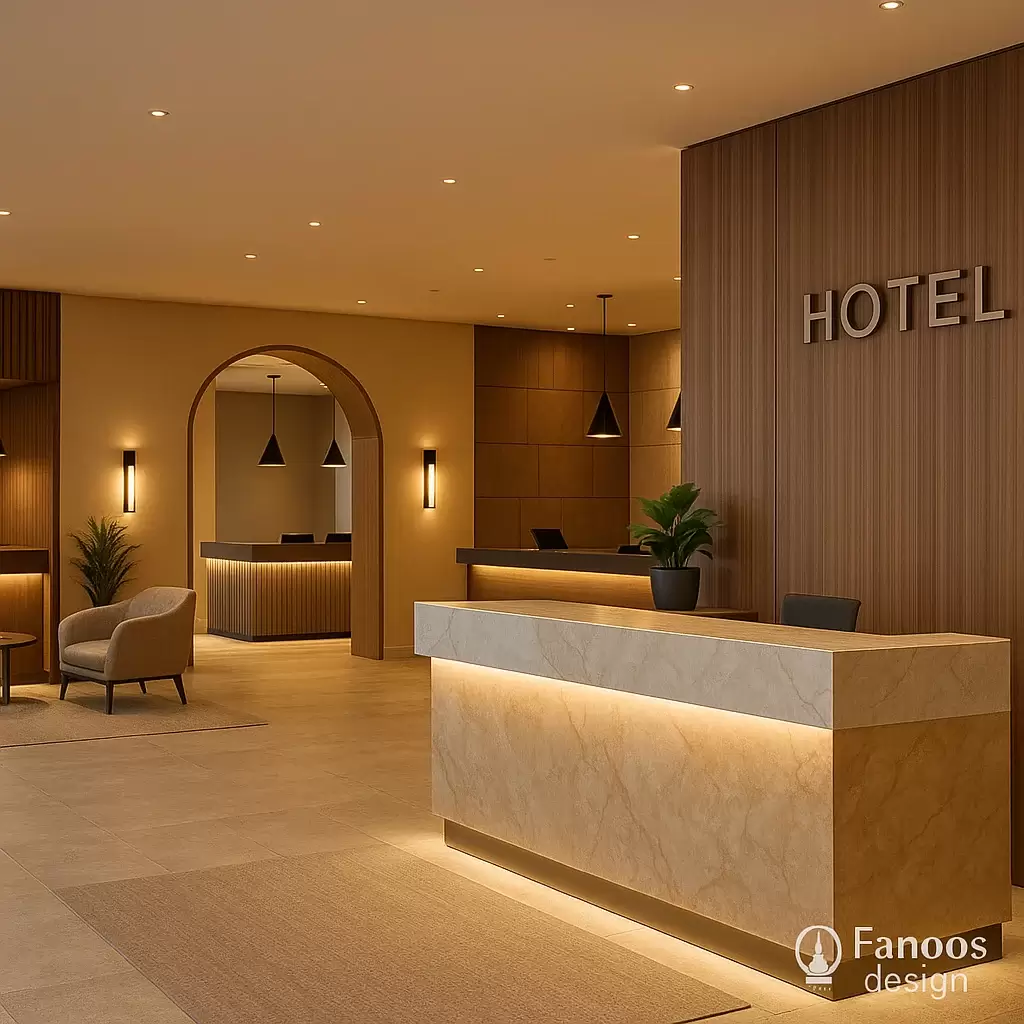 طراحی لابی هتل اقتصادی؛ کم‌هزینه، کاربردی و جذاب
