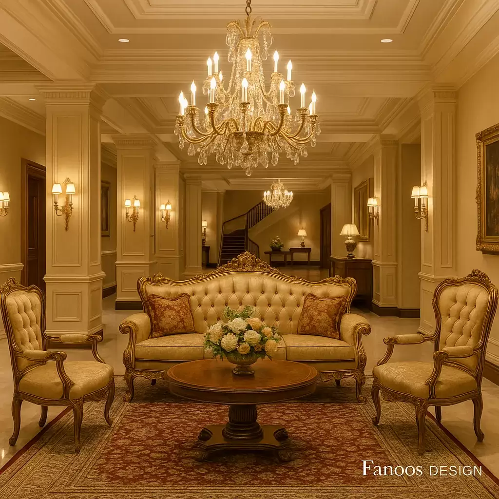 طراحی دکوراسیون هتل کلاسیک