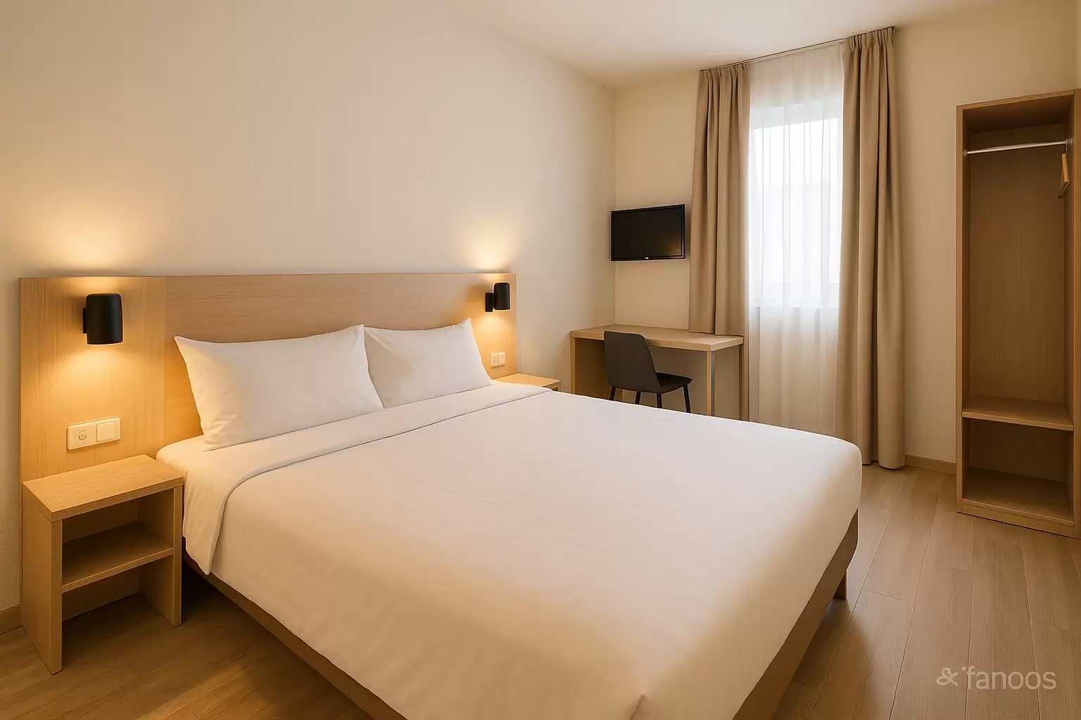 طراحی اتاق هتل اقتصادی؛ مقرون‌به‌صرفه، شیک و استاندارد