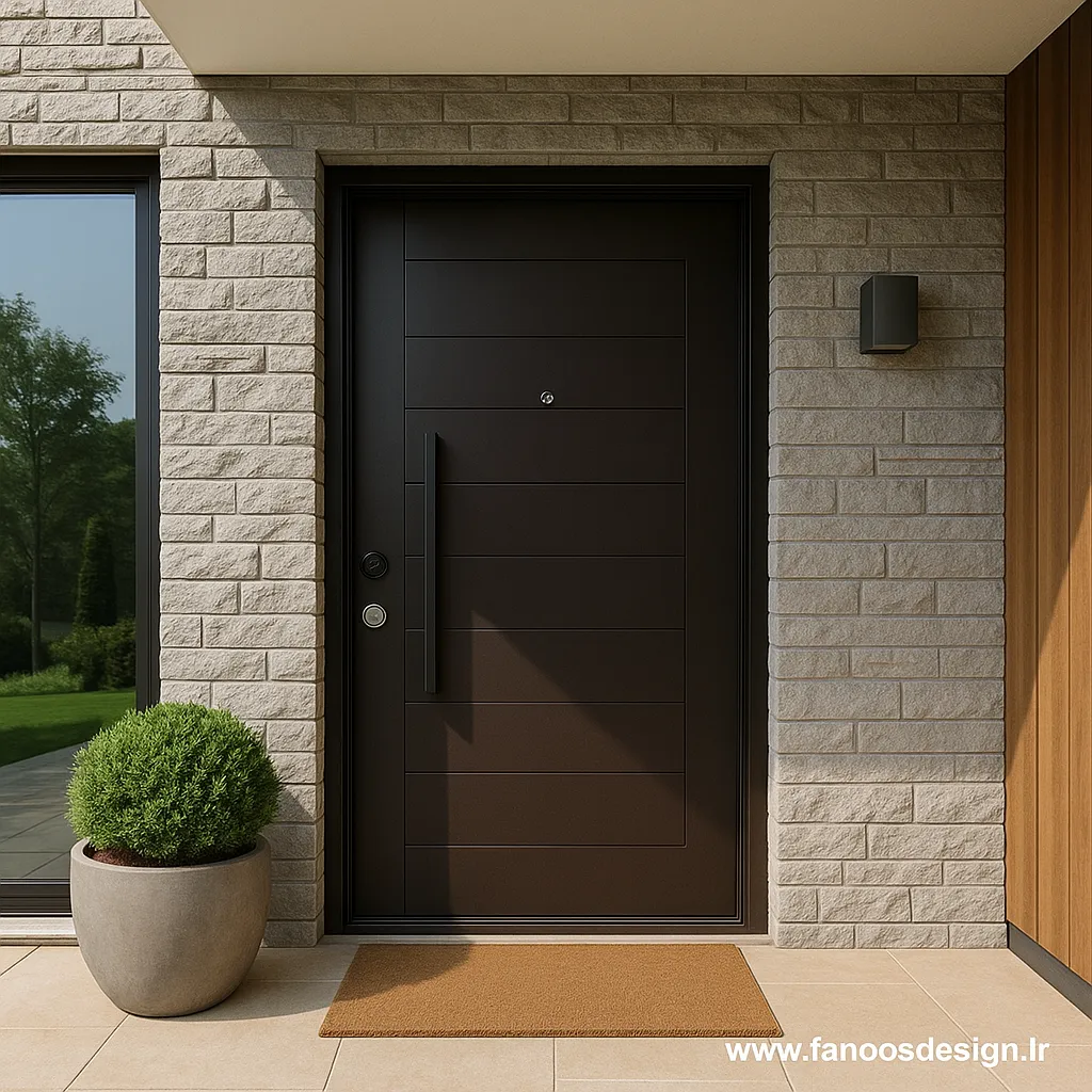 دکوراسیون سبک مدرن 53 درب ضد سرقت مدرن