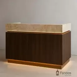 کانتر پذیرش هتلی لوکس مدل Luxury Reception Desk