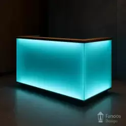کانتر پذیرش هتل مدل Glass Light