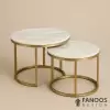 میز جلو مبلی لابی هتلی مدل Lobby Coffee Table Set
