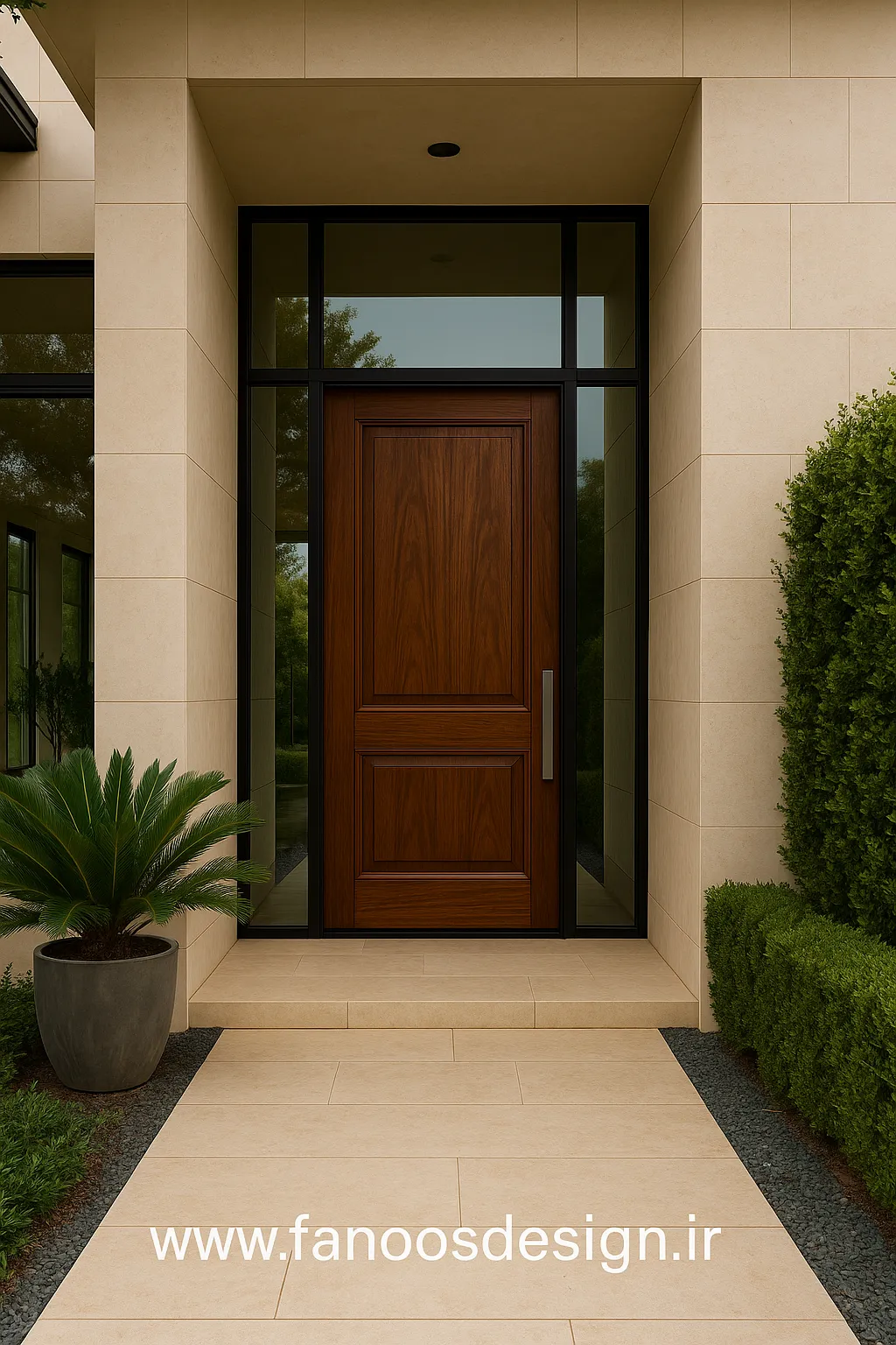 درب ورودی نئوکلاسیک