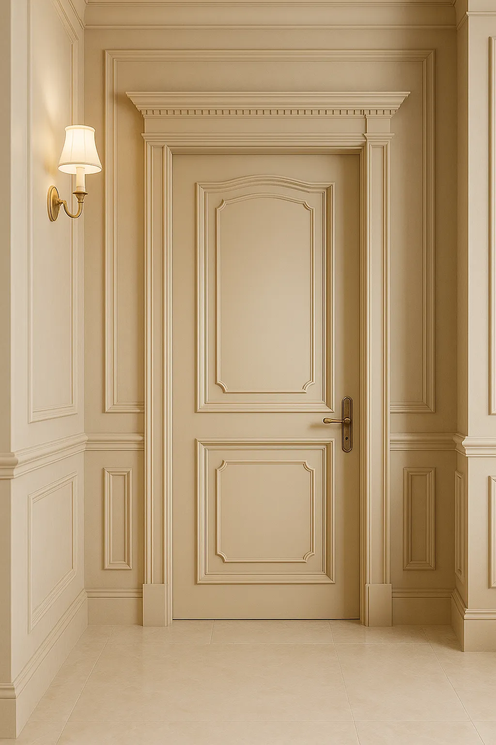 راهنمای انتخاب درب اتاق خواب نئوکلاسیک؛ بهترین رنگها، مدلها و اصول طراحی 1 fanoosdesin 20 | فانوس دیزاین تولید کننده انواع درب اتاق ، ضد سرقت، درب ورودی و ضد آل