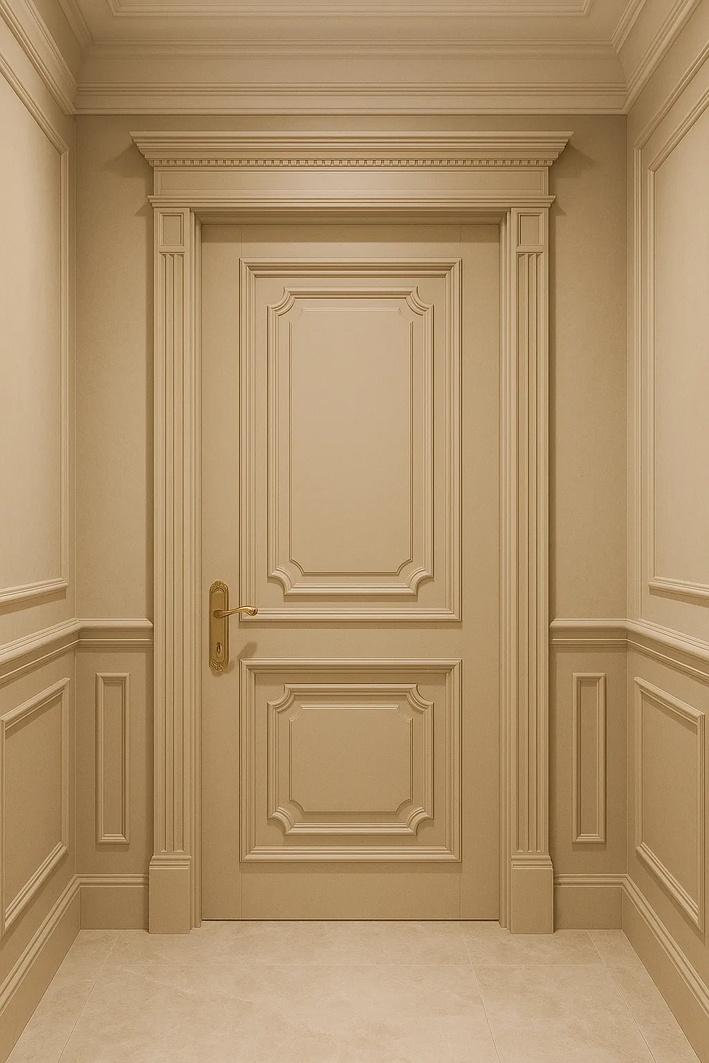 درب اتاق خواب نئو کلاسیک