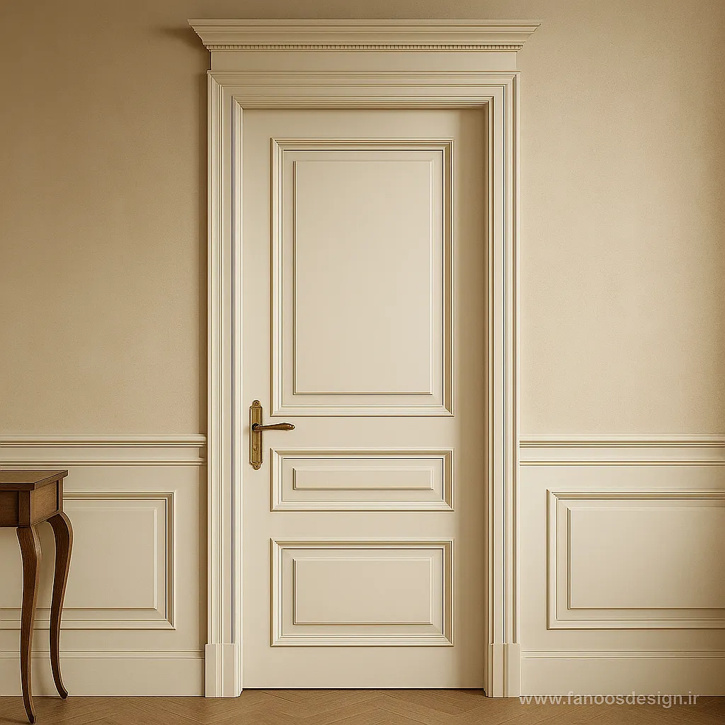 درب اتاق خواب کلاسیک فانوس دیزاین | اصالت، جزئیات فاخر و ماندگاری