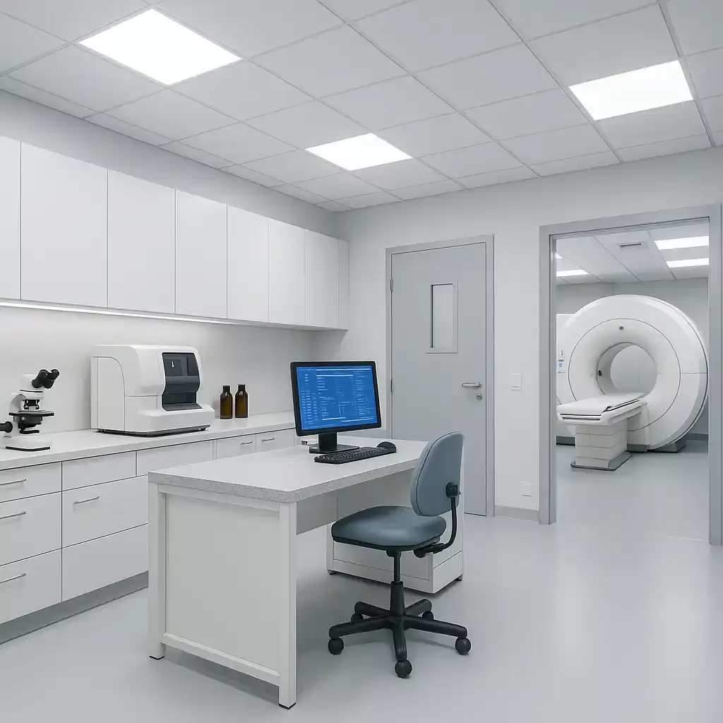 طراحی آزمایشگاه، رادیولوژی و مراکز تصویربرداری
