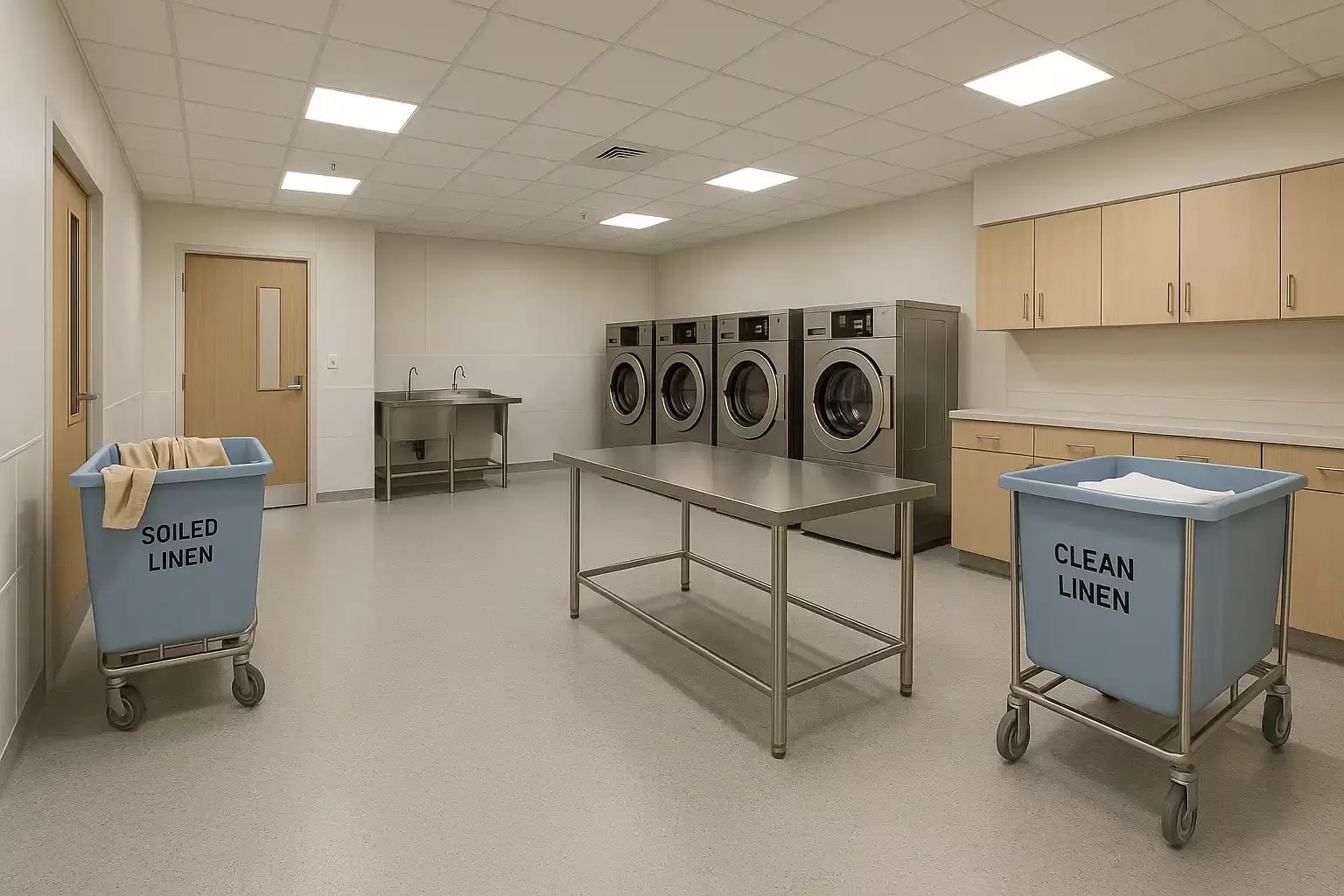 طراحی رختشویخانه بیمارستان