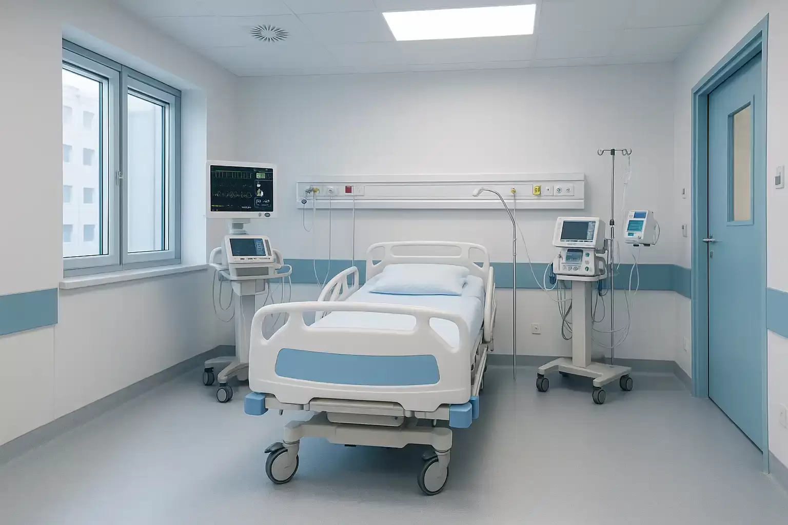 طراحی بخش ICU و اتاق عمل بیمارستان