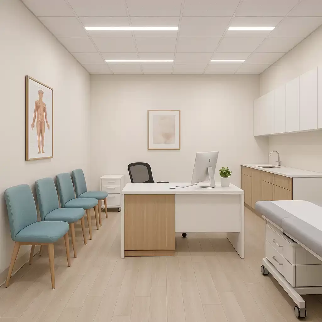 طراحی داخلی مطب و کلینیک