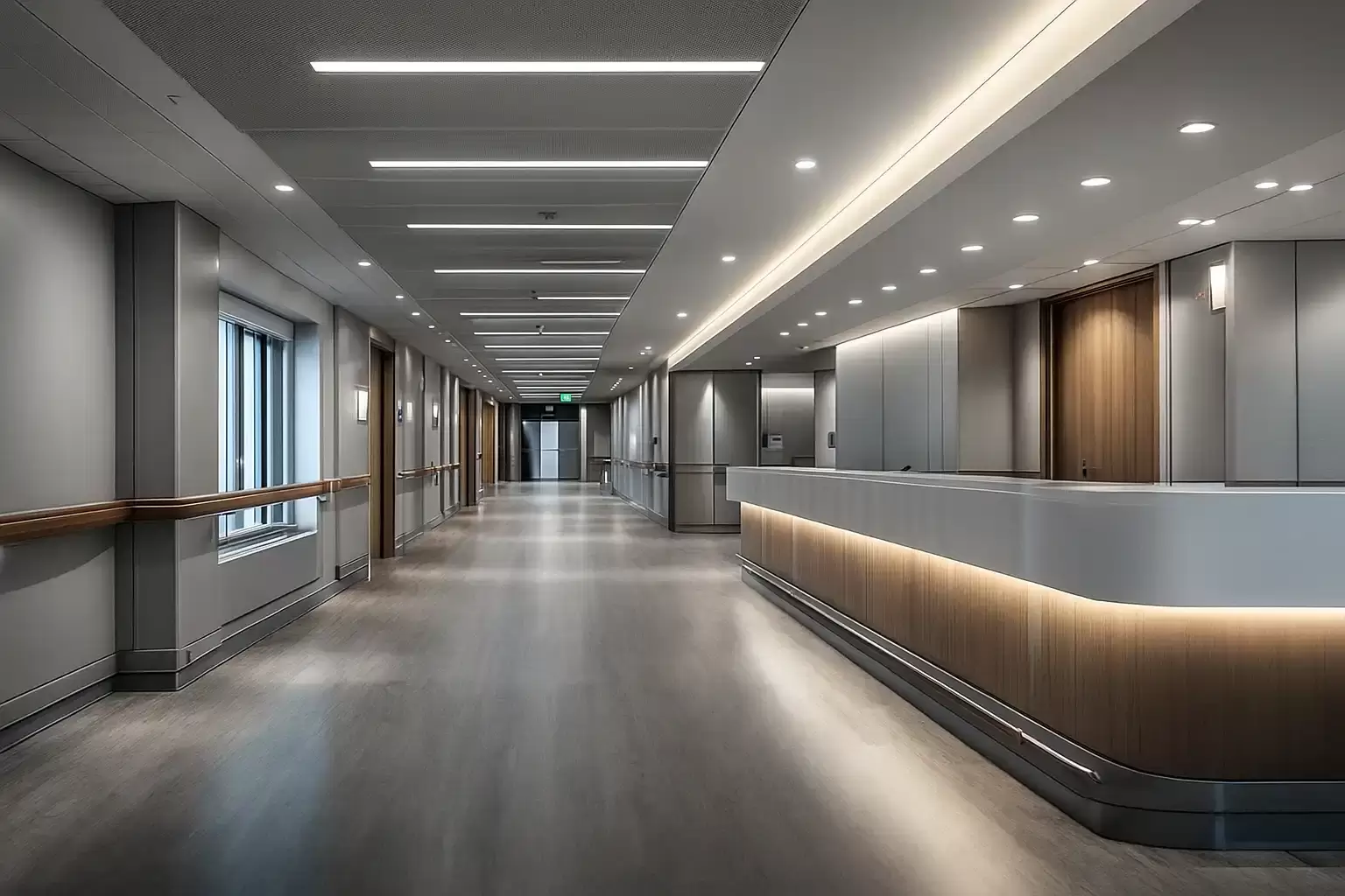 نورپردازی بیمارستان و فضاهای درمانی