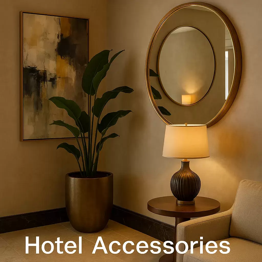 اکسسوری هتل؛ راهنمای کامل انتخاب، طراحی و چیدمان اکسسوریهای هتلی 1 اکسسوری هتل؛ راهنمای کامل انتخاب، طراحی و چیدمان اکسسوریهای هتلی