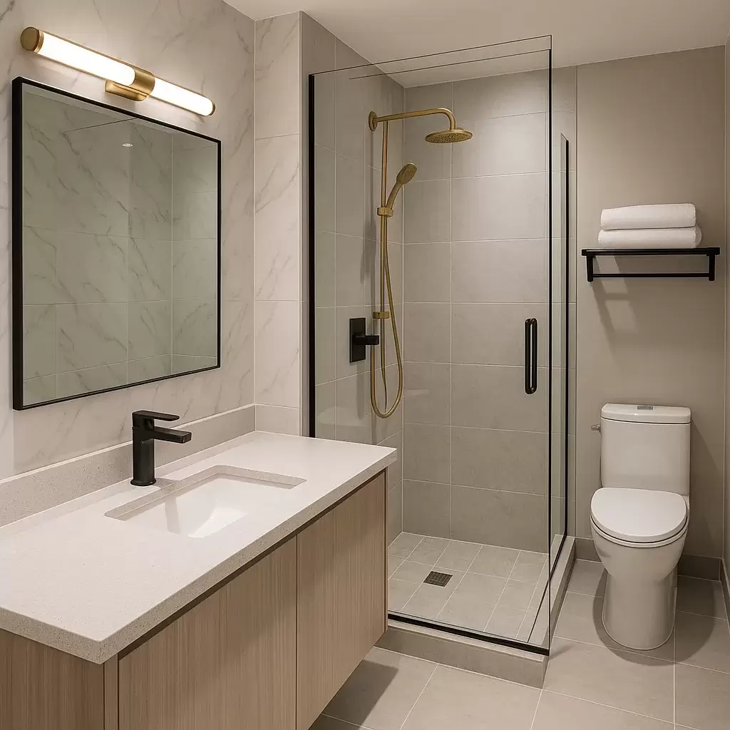 بهترین متریال‌ها برای حمام و سرویس بهداشتی هتل