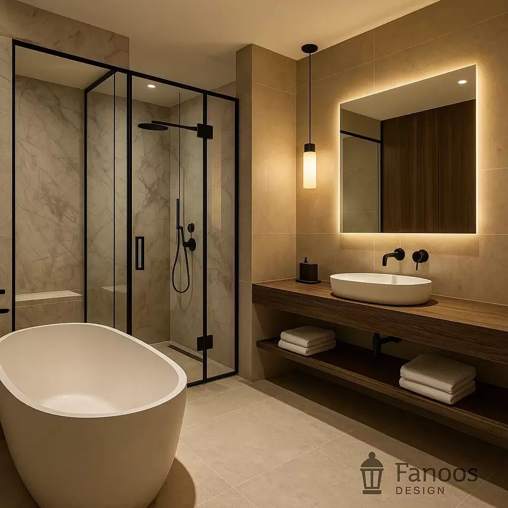 طراحی سرویس بهداشتی و حمام هتل؛ استانداردهای طلایی ساخت یک فضای لوکس، بهداشتی و ماندگار