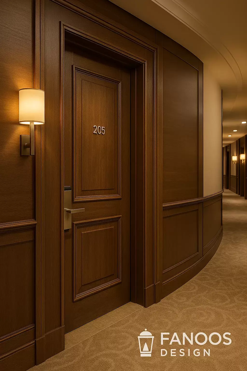 درب‌های مناسب راهرو هتل؛ بهترین انتخاب‌ها برای ایمنی، عایق صدا و هارمونی طراحی