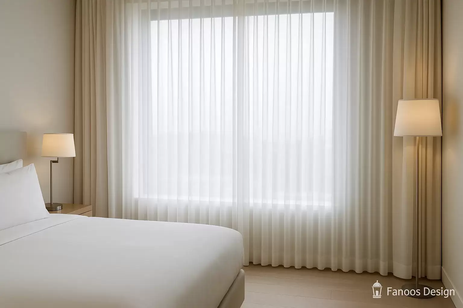 پرده Sheer هتلی