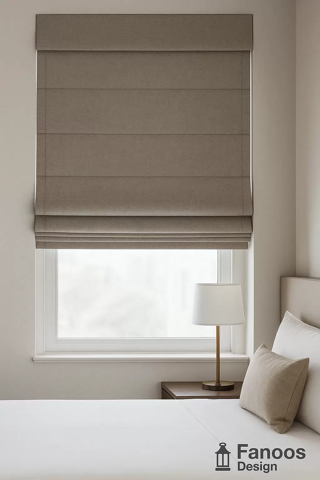 پرده رومی هتلی (Roman Shade)