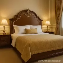 تخت خواب کلاسیک هتلی