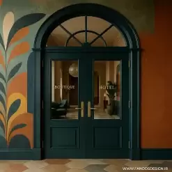 درب لابی هتل بوتیک