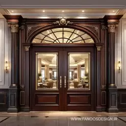 درب لابی هتل کلاسیک لاکچری