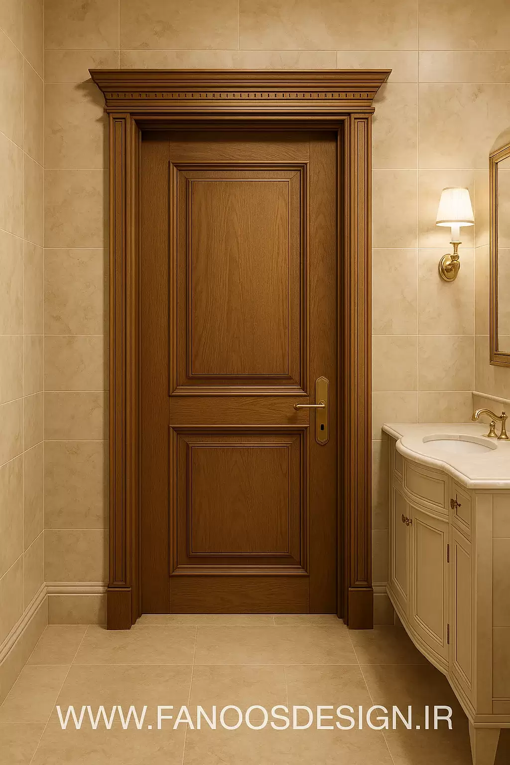 درب هتلی ضدآب کلاسیک 1 درب هتلی ضدآب کلاسیک