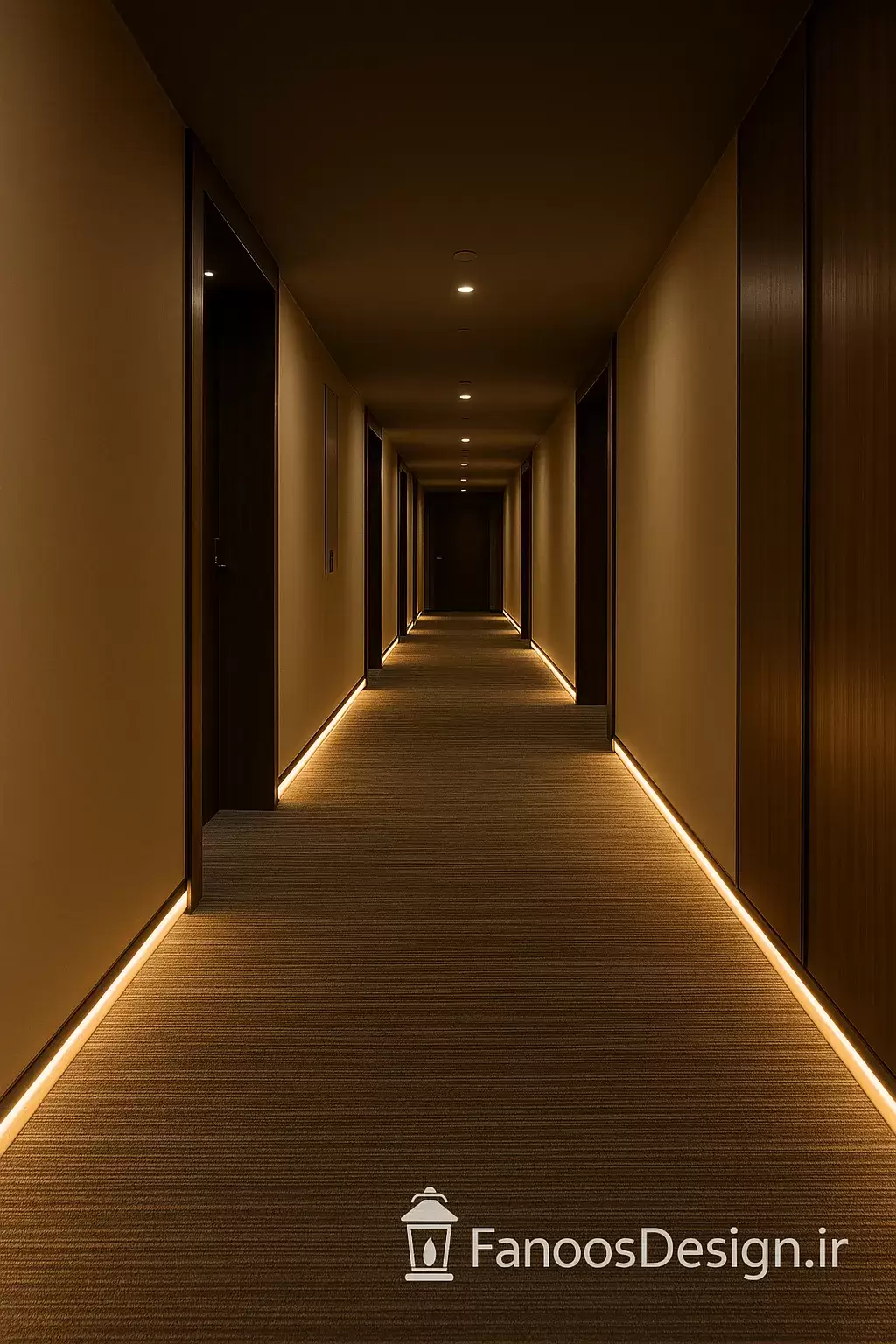 نورپردازی کف هتل؛ تکنیک‌های مدرن برای ایجاد فضای لوکس، ایمن و جذاب