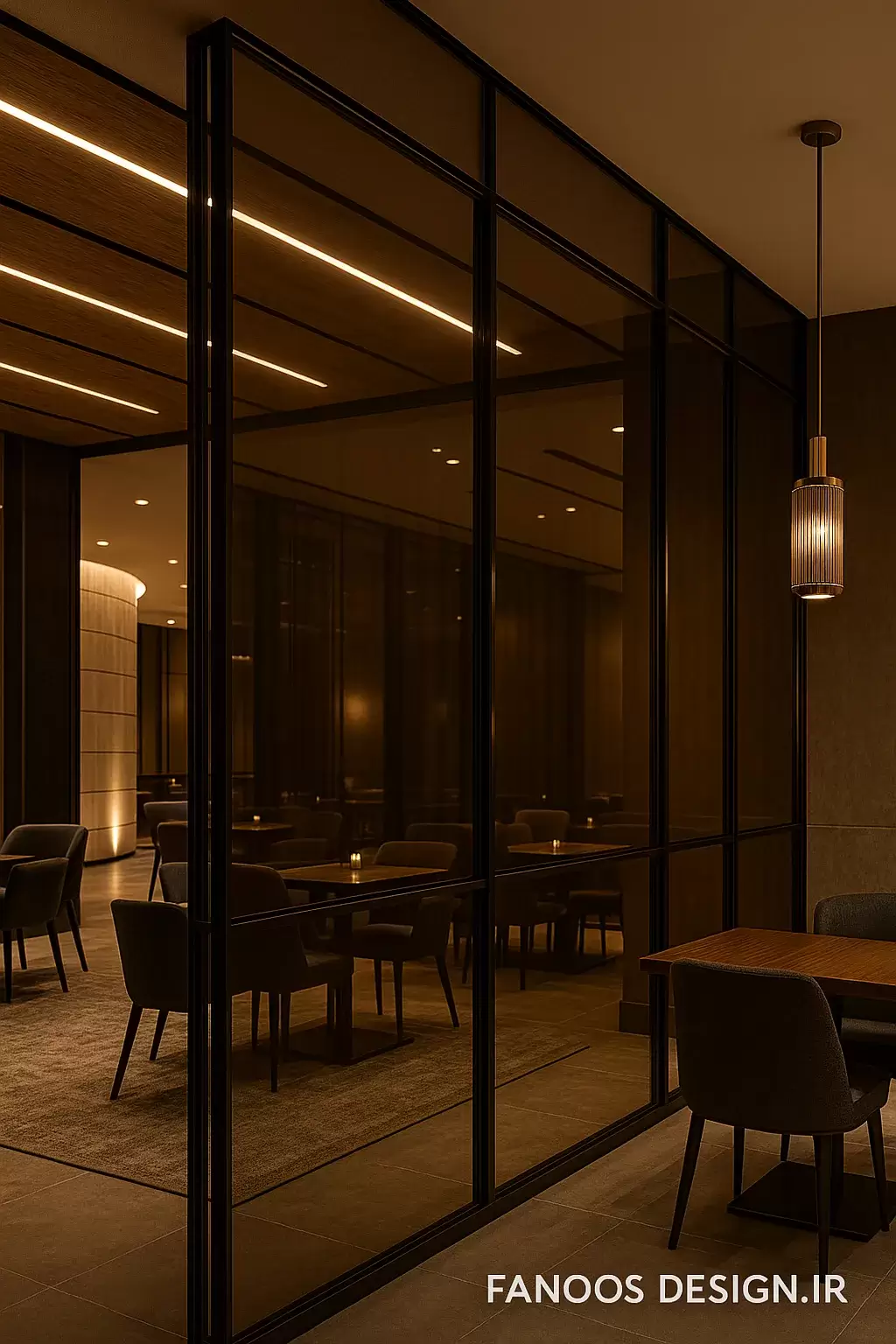 شیشه در طراحی داخلی هتل؛ شفافیت، نور بیشتر و لوکس‌سازی فضاهای هتلی