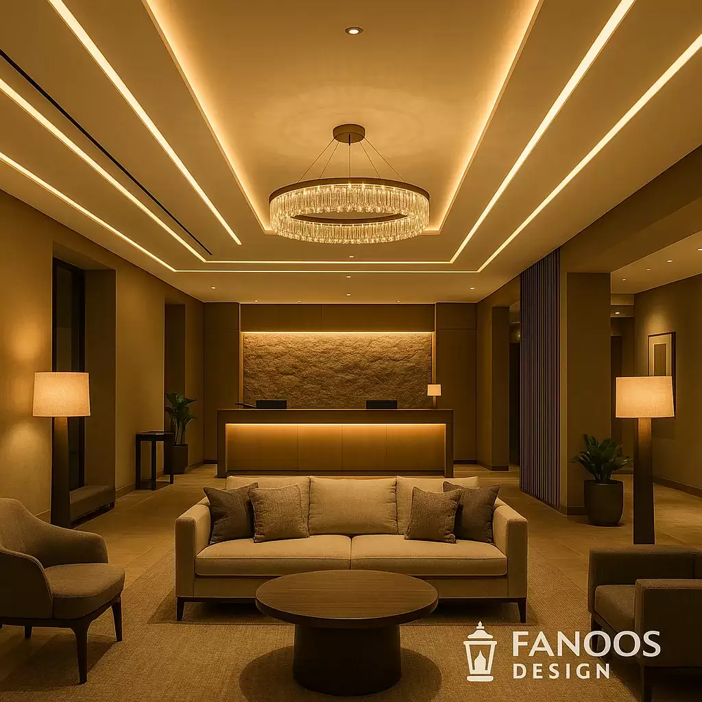 نورپردازی هتل؛ راهنمای جامع طراحی نور برای لابی، اتاق، راهرو و رستوران