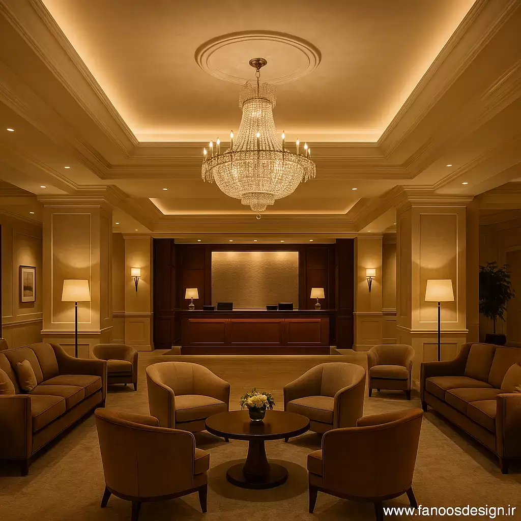 طراحی لابی هتل؛ اصول، ایده‌ها و استانداردهای یک لابی حرفه‌ای
