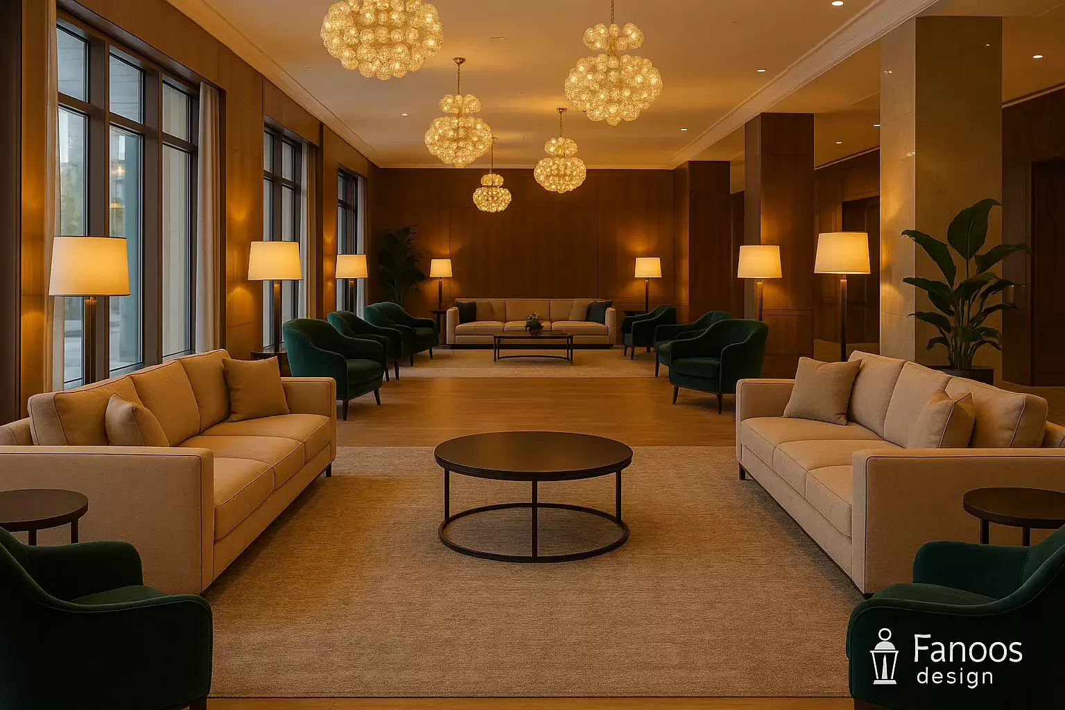 مبلمان لابی هتل؛ راهنمای جامع انتخاب، چیدمان و طراحی مبلمان حرفه‌ای برای هتل‌های مدرن، کلاسیک و اقتصادی