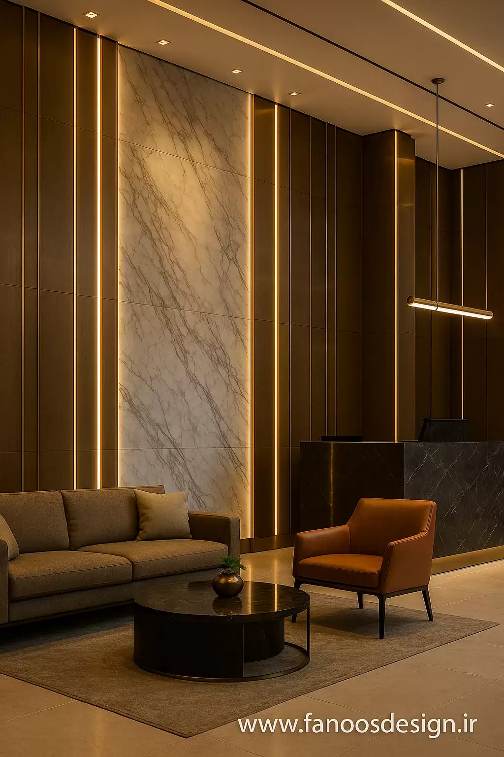 فلز در طراحی داخلی هتل؛ پایه جذابیت، استحکام و لوکس‌سازی فضا