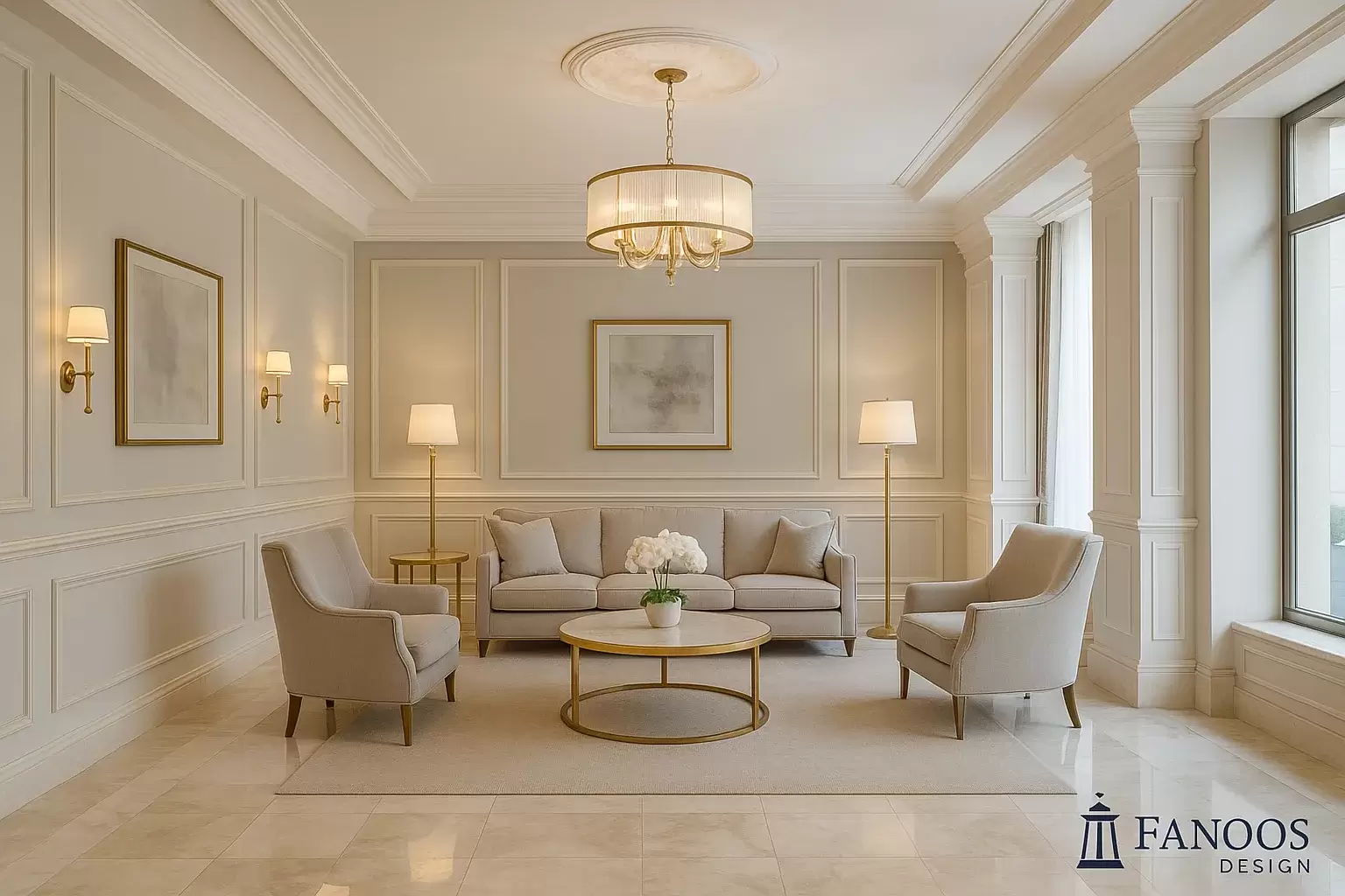 اکسسوری هتل؛ راهنمای کامل انتخاب، طراحی و چیدمان اکسسوریهای هتلی 22 سبک نئوکلاسیک در طراحی داخلی هتل