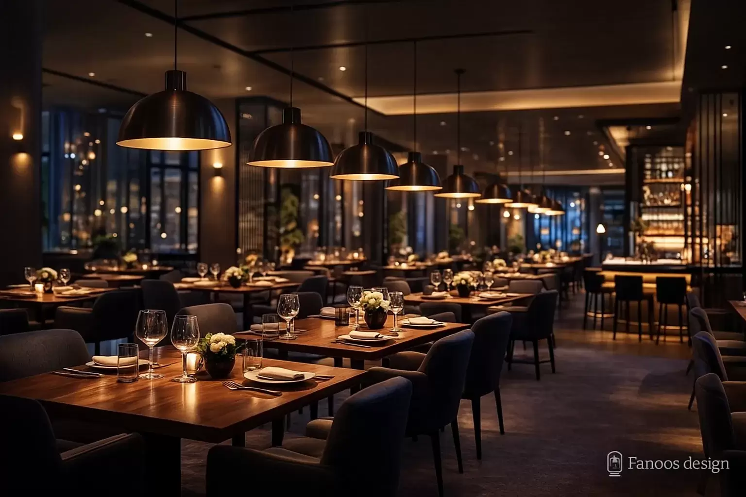 اکسسوری هتل؛ راهنمای کامل انتخاب، طراحی و چیدمان اکسسوریهای هتلی 20 نورپردازی رستوران هتل؛ چگونه با نور درست، تجربه غذاخوری لوکس و دلنشین بسازیم؟