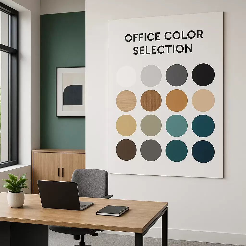 انتخاب رنگ در دکوراسیون اداری
