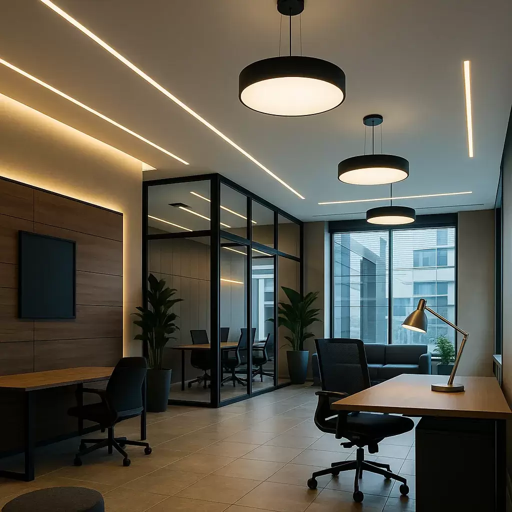 طراحی نورپردازی اداری