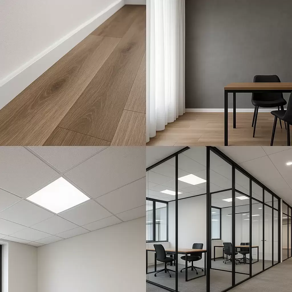 متریال و مصالح در دکوراسیون اداری