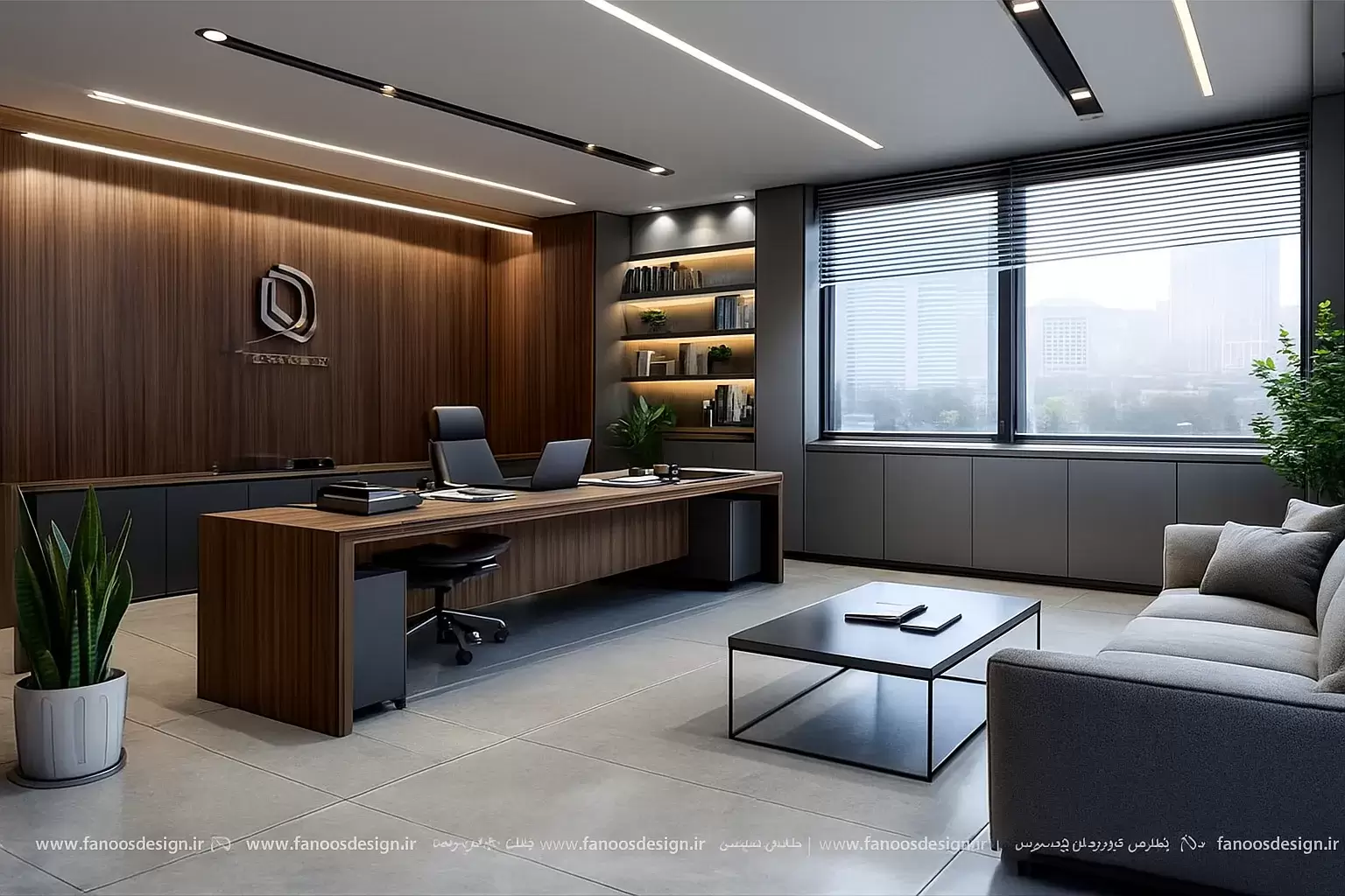 دیوارپوش اداری