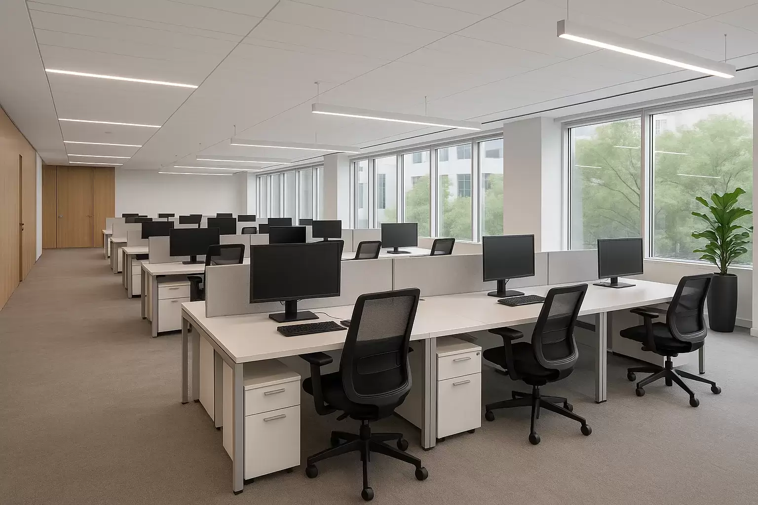 طراحی فضای کارمندان (Open Office)