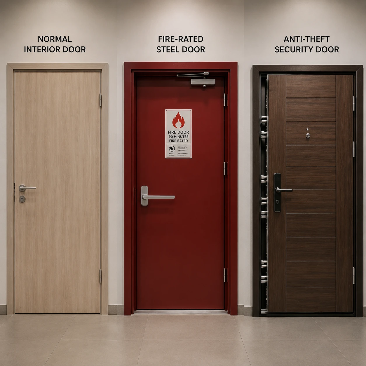 Fire door comparison