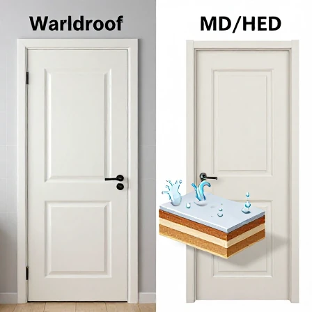تفاوت درب ضد آب با درب MDF و HDF معمولی