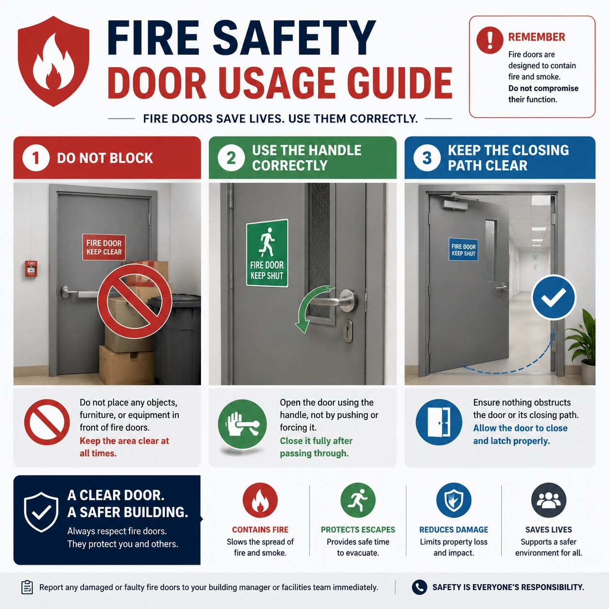 Tips for installing and maintaining fireproof doors