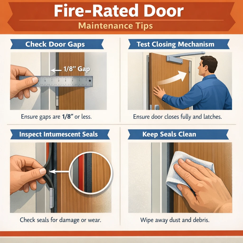 Tips for installing and maintaining fireproof doors