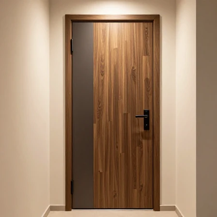 Wood design fireproof door