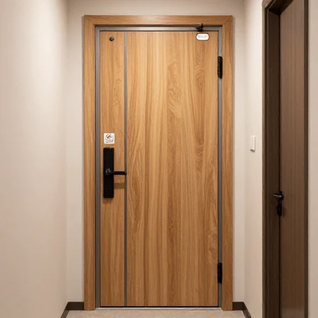 Wood design fireproof door