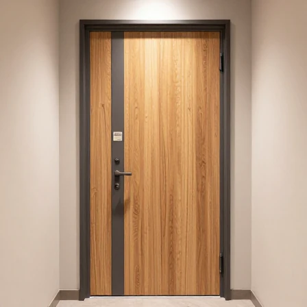 Wood design fireproof door