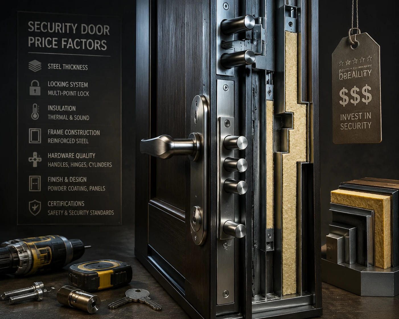 Anti-theft door price