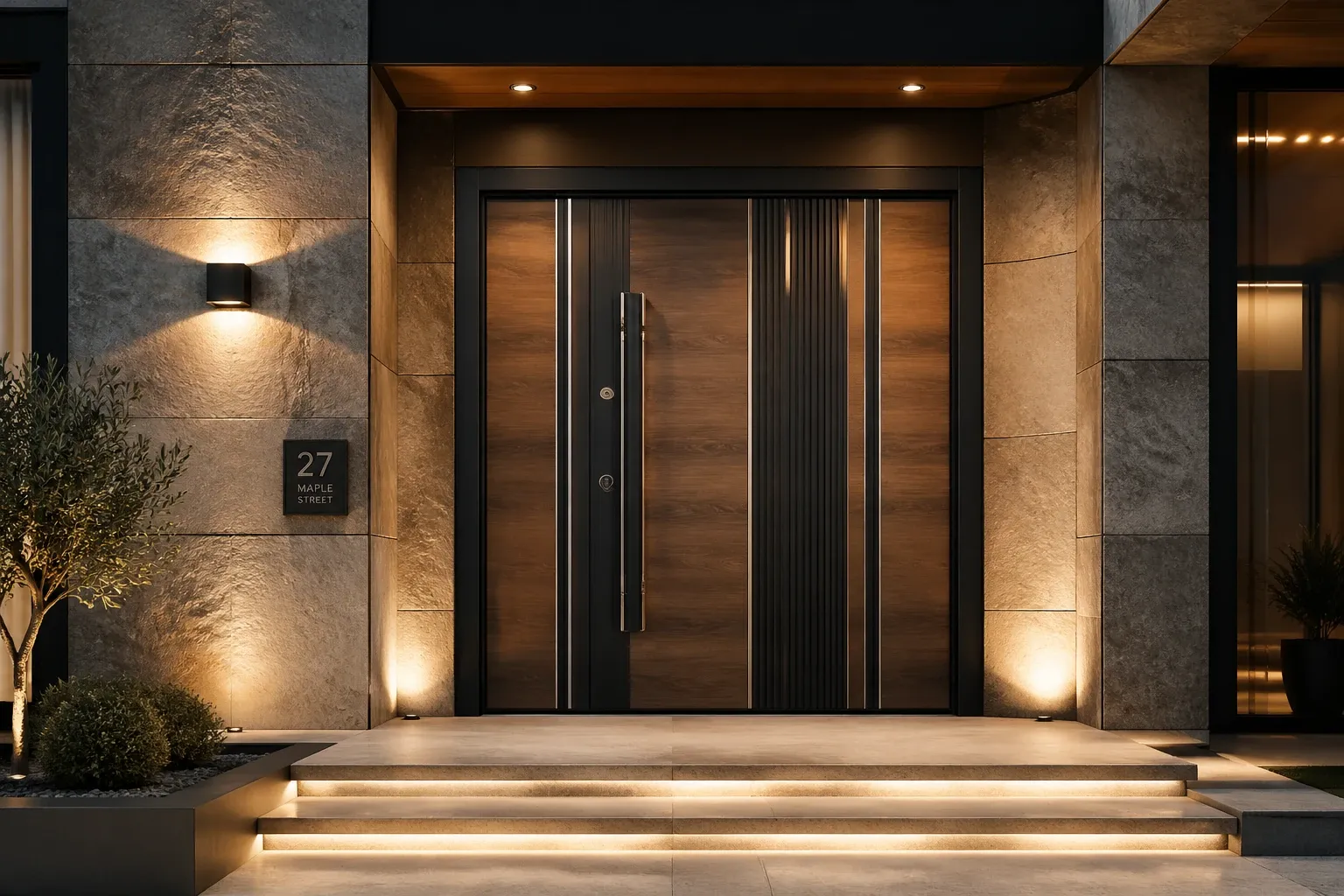 Anti-theft door suitable for villa